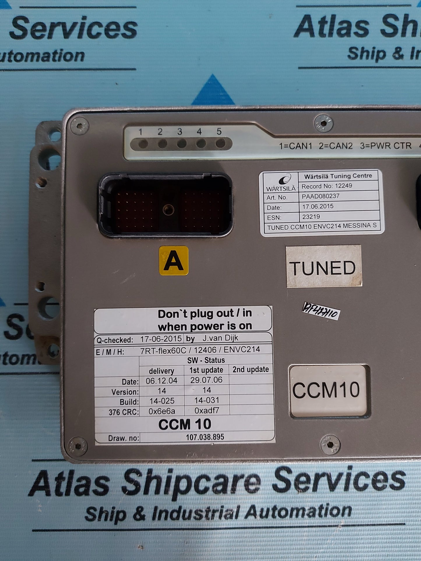 WARTSILA 7RT-FLEX60C ENGINE PANEL CCM 10