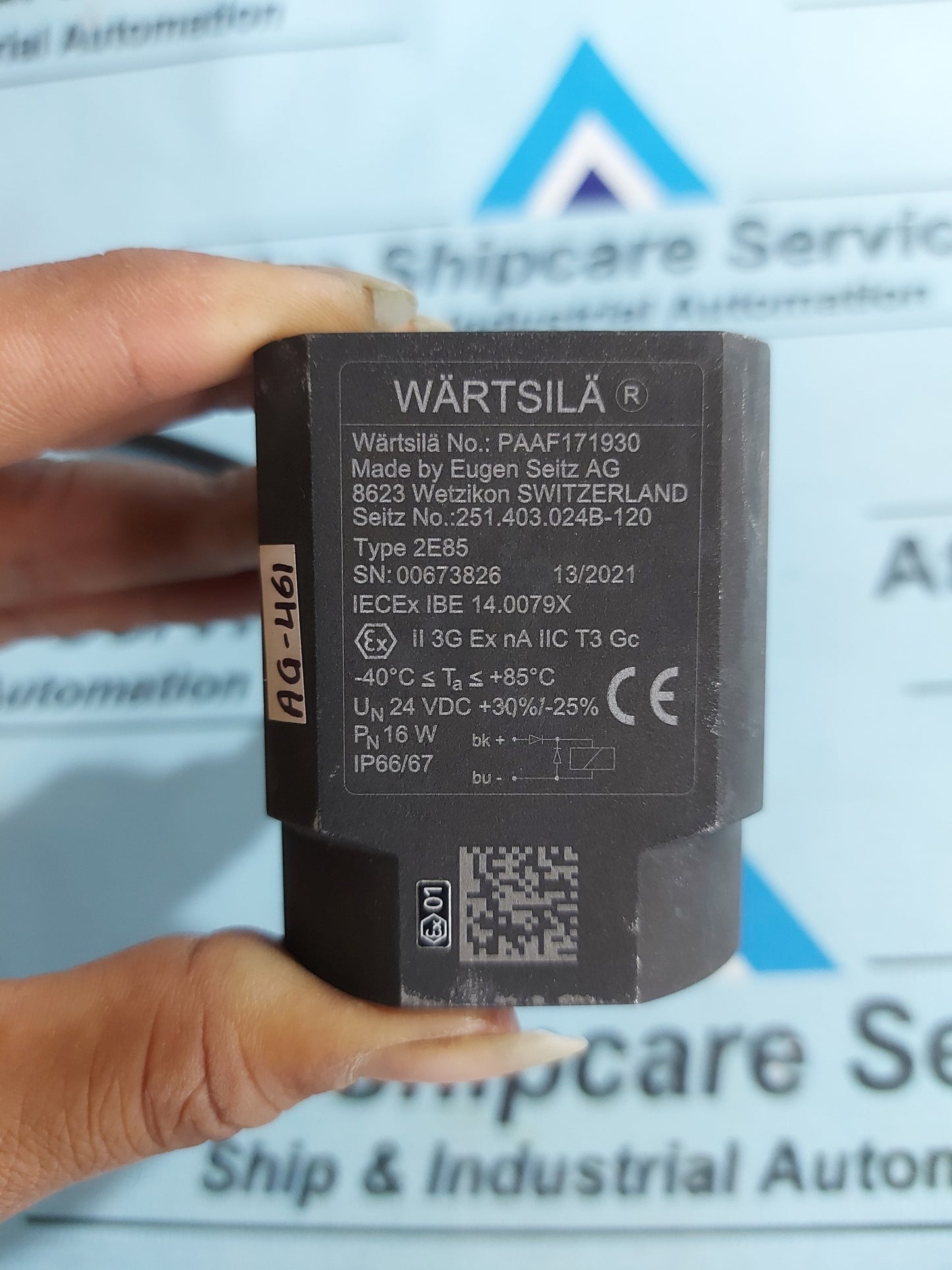 WARTSILA PAAF171930 MODULE 2E85 AG461