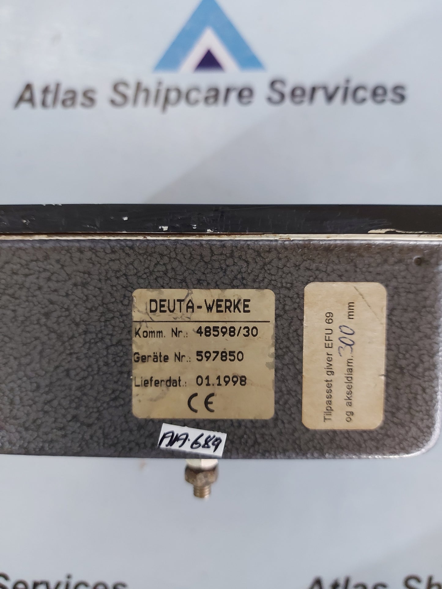 WARTSILA PROPULSION EQG 14/4 b RPM METER