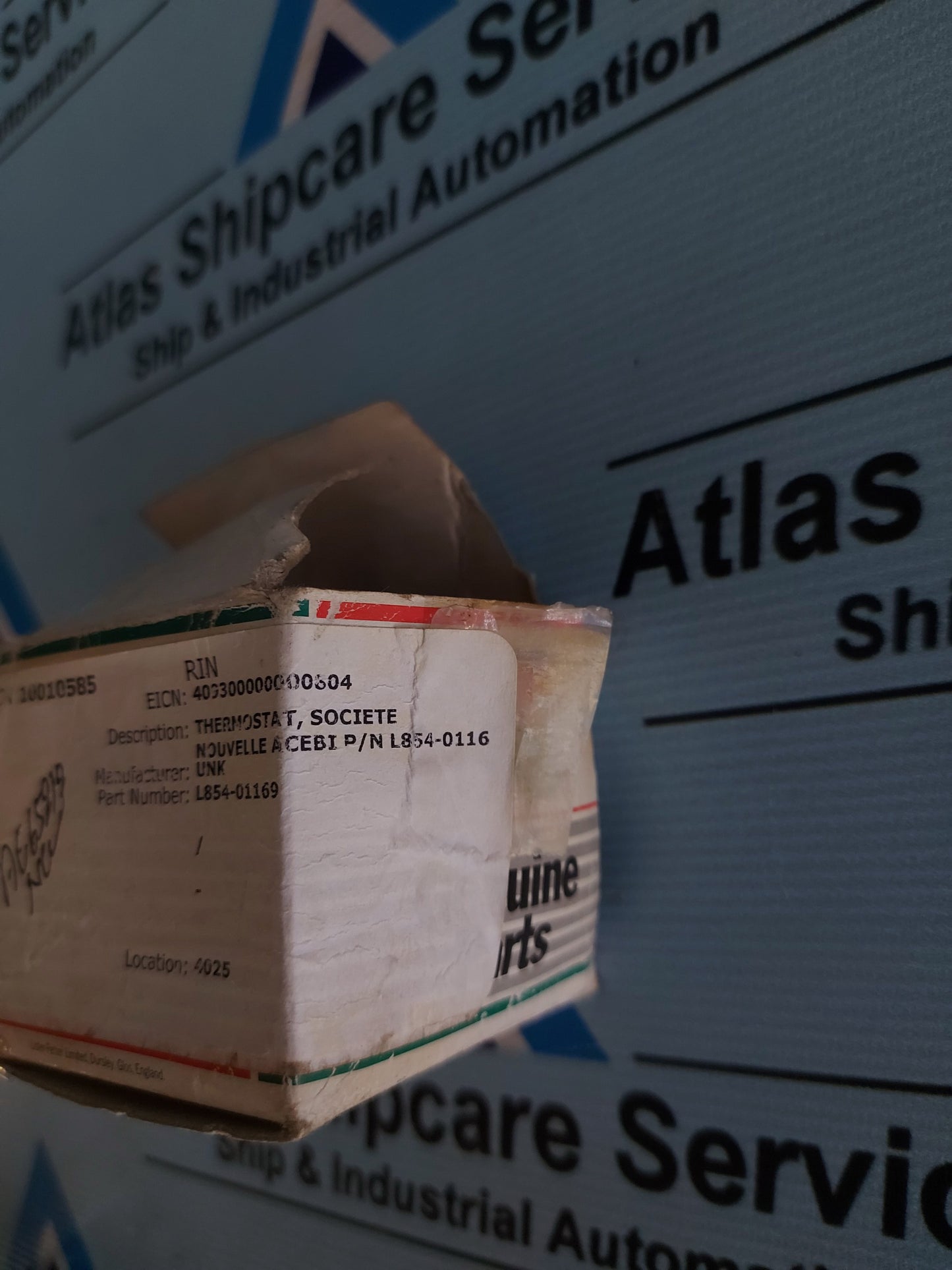 WAXSTAT L854-0116 SOCIETE THERMOSTAT