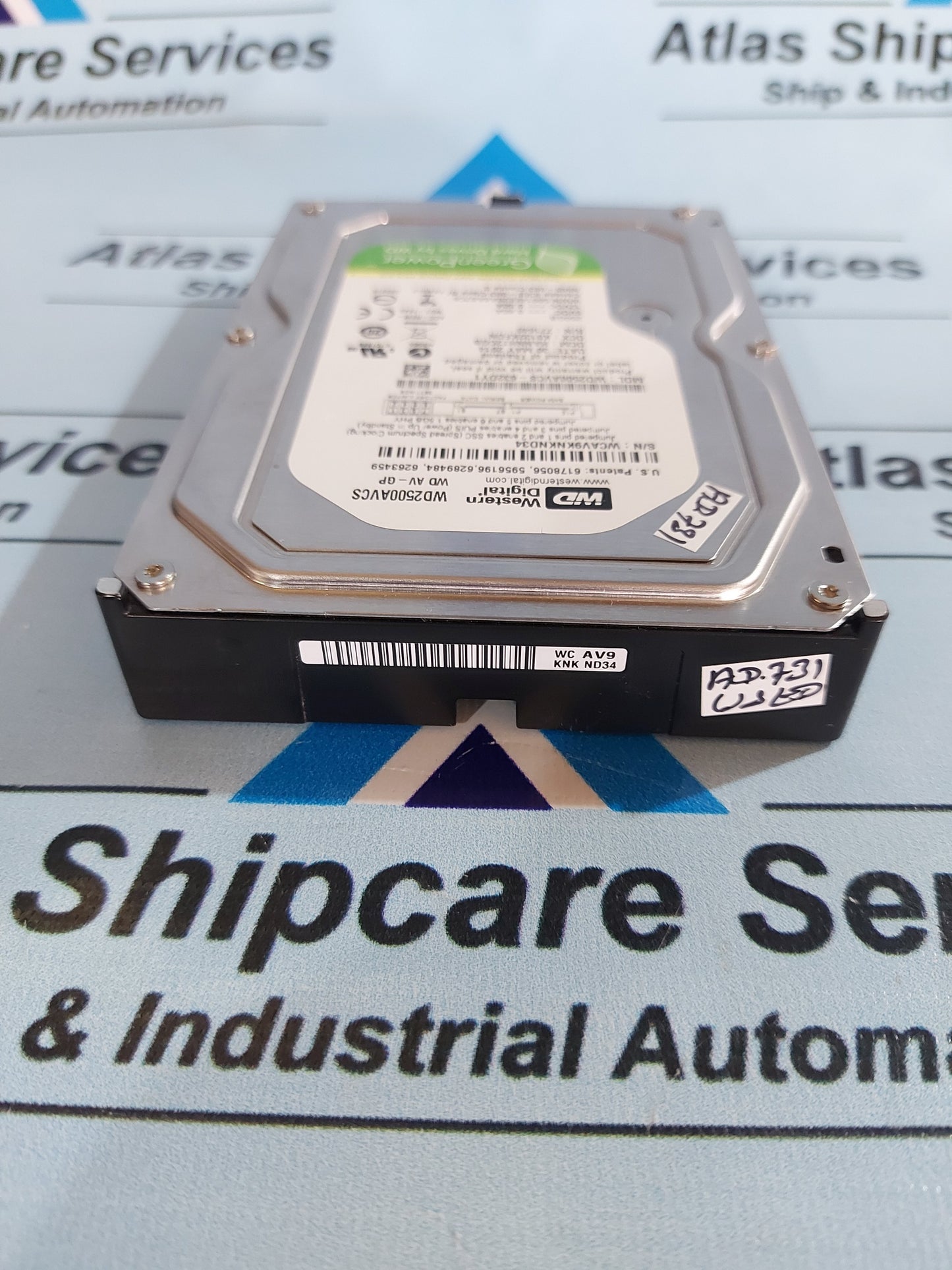 WESTERN DIGITAL WD2500AVCS-632DY1 DIGITAL HARD DRIVE