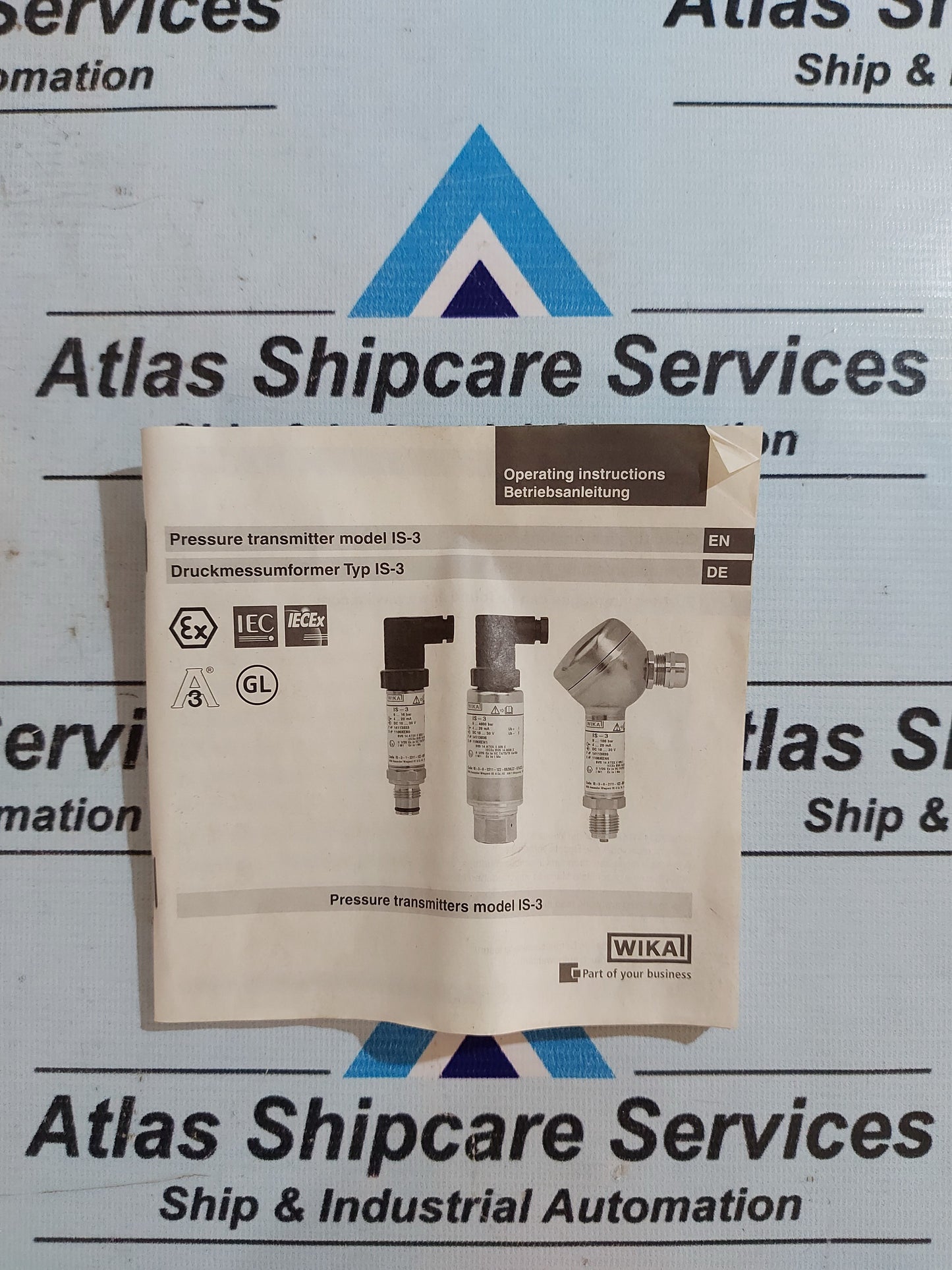 WIKA IS-3 PRESSURE TRANSMITTER