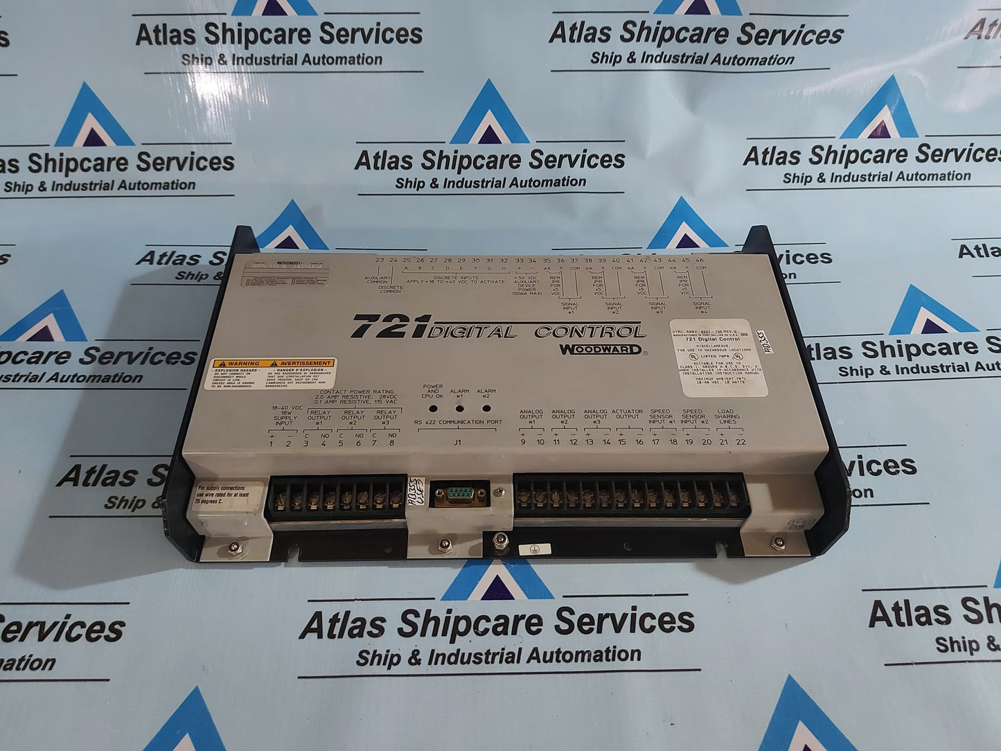 WOODWARD 8280-309 721 DIGITAL CONTROL REV.B