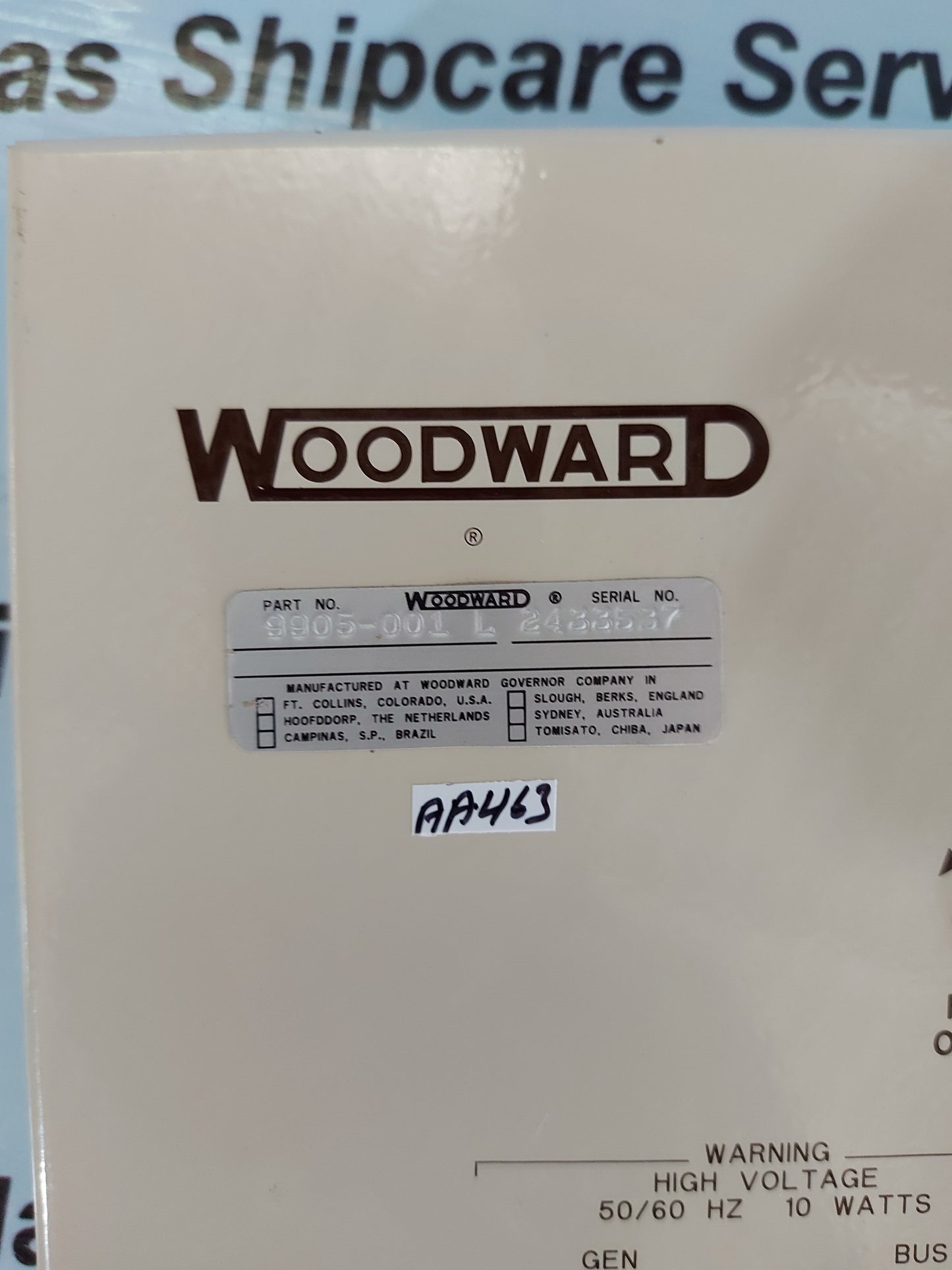 WOODWARD 9905-011 SPM-A SYNCHRONIZER REV.L