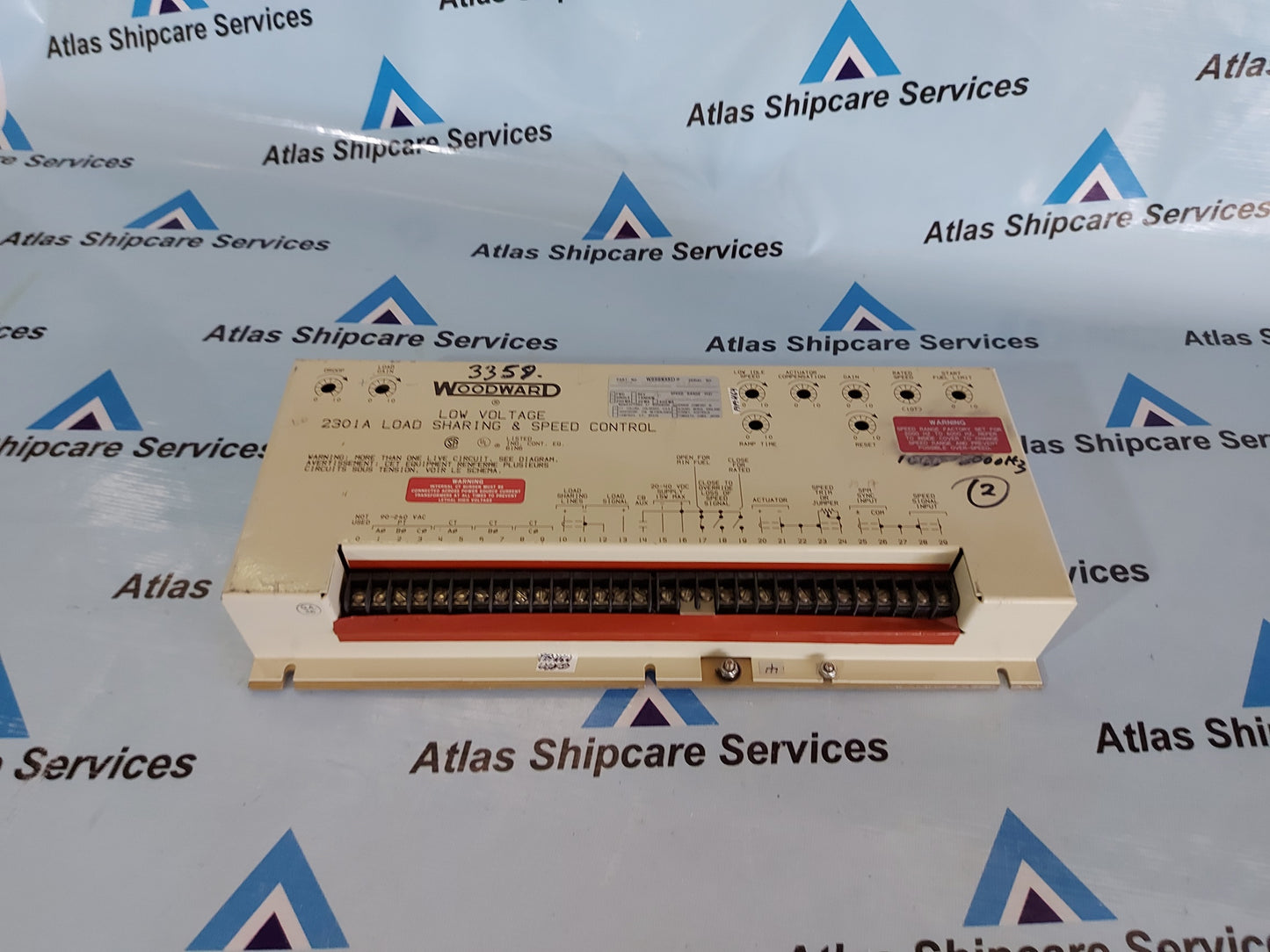 WOODWARD 9905-020 LOW VOLTAGE 2301A LOAD SHARING & SPEED CONTROL REV.P
