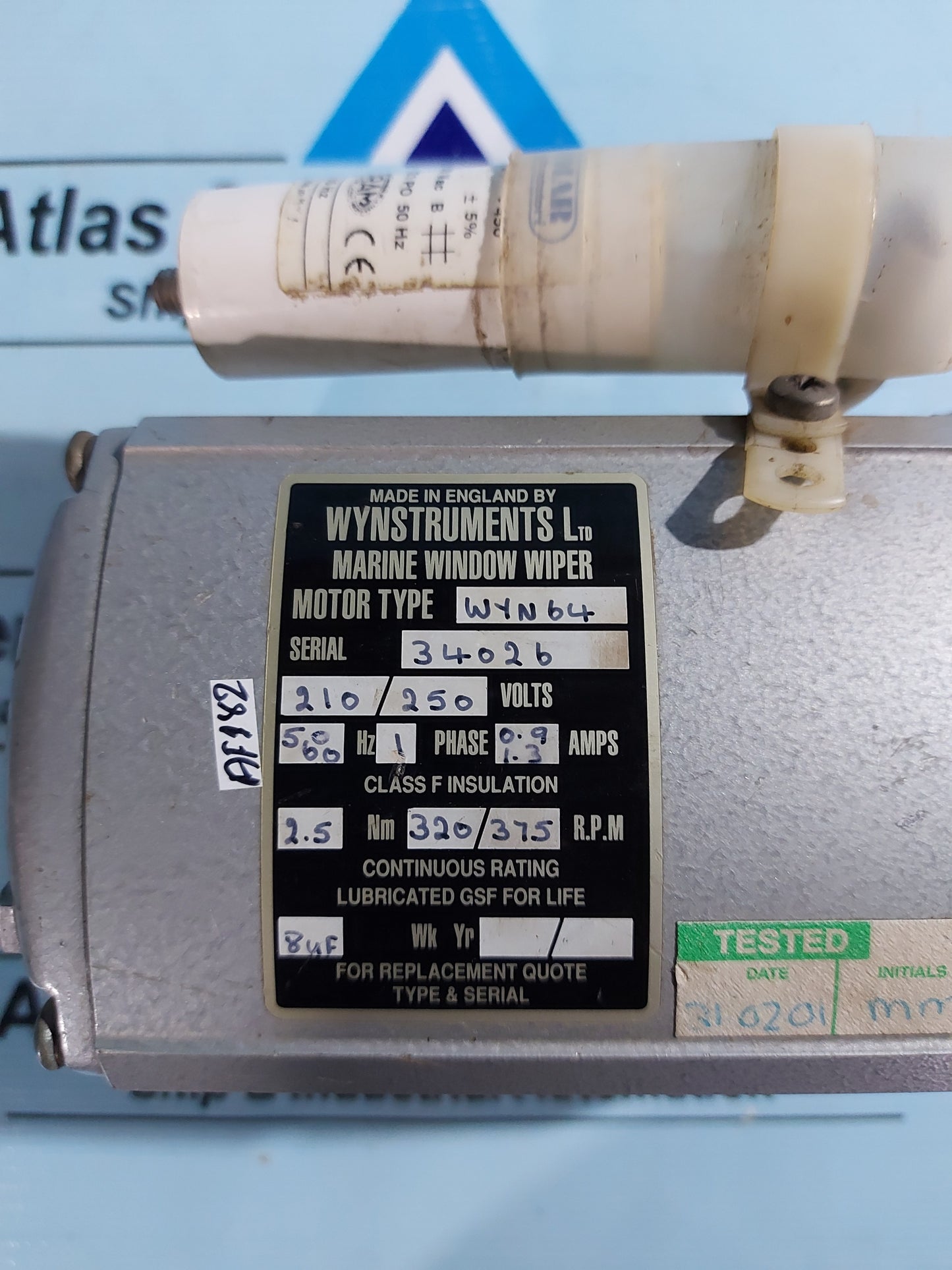 WYNSTRUMENTS WYN64 MARINE WINDOW WIPER MOTOR