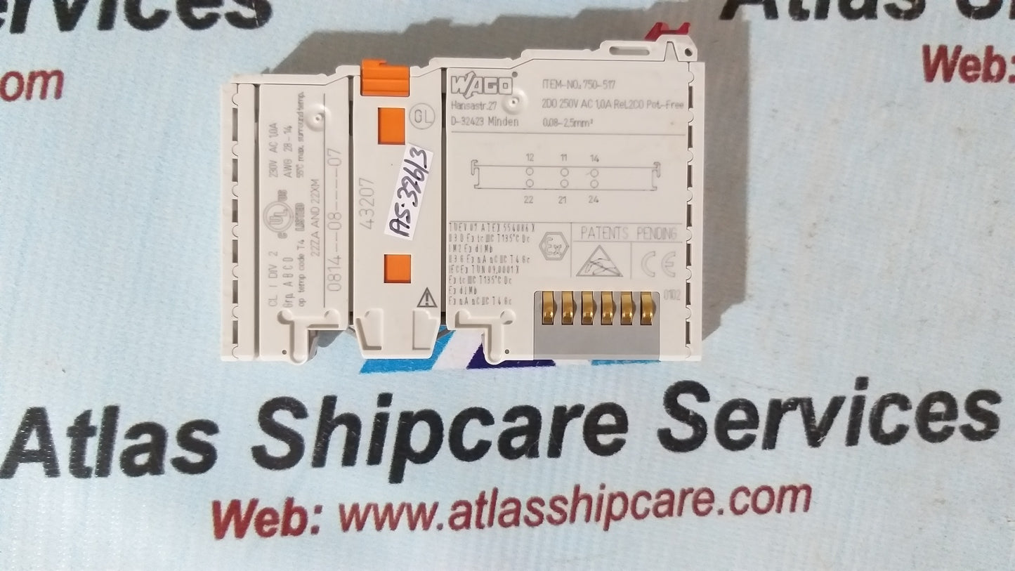 Wago 750-517 2-Channel Relay Output Module