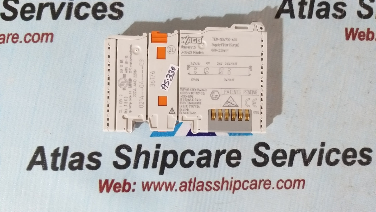 Wago 750-626 Supply Filter Module