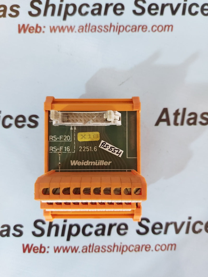 Weidmuller RS-F16 2251.6 Interface Module
