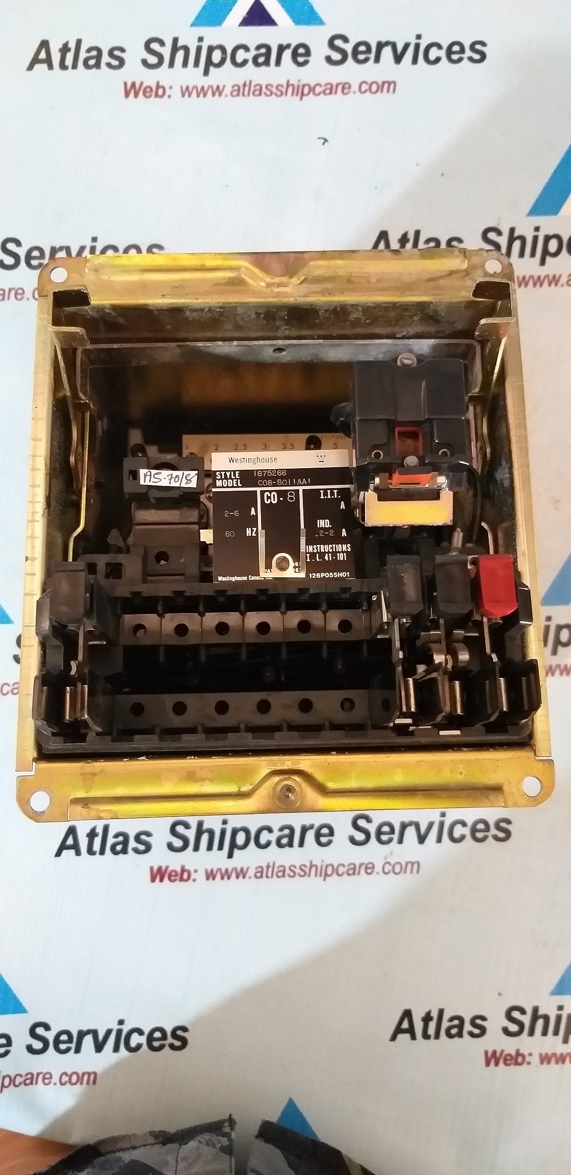 WESTINGHOUSE C0-8 OVERCURRENT RELA