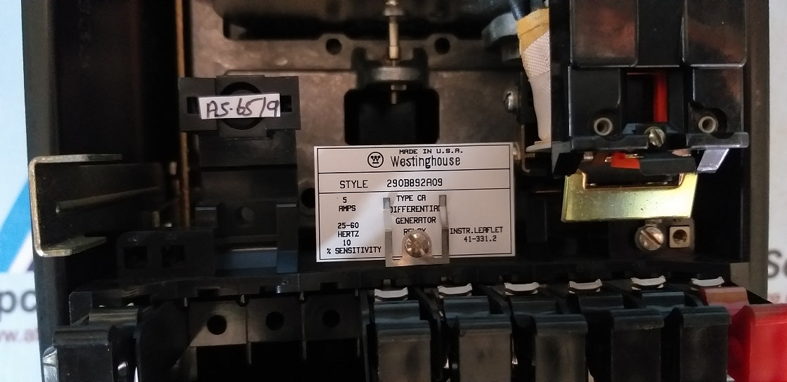 Westinghouse CA Differential Generator Relay