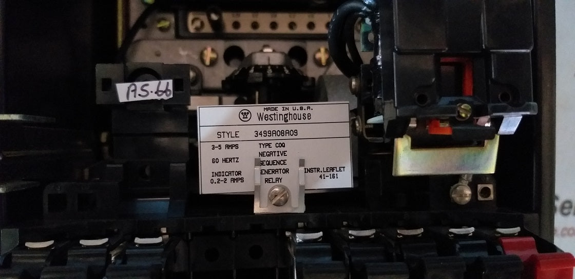 Westinghouse COQ Negative Sequence Generator Relay