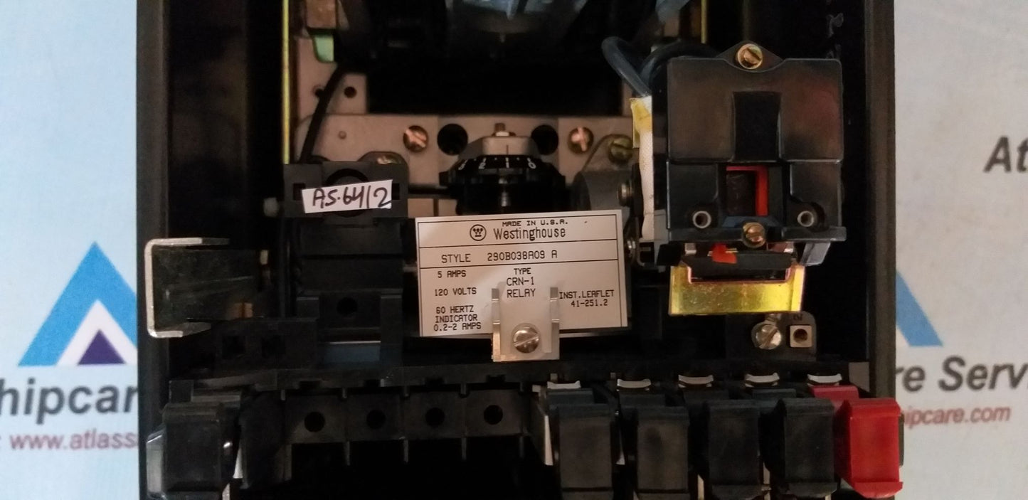 Westinghouse CRN-1 Reverse Power Relay