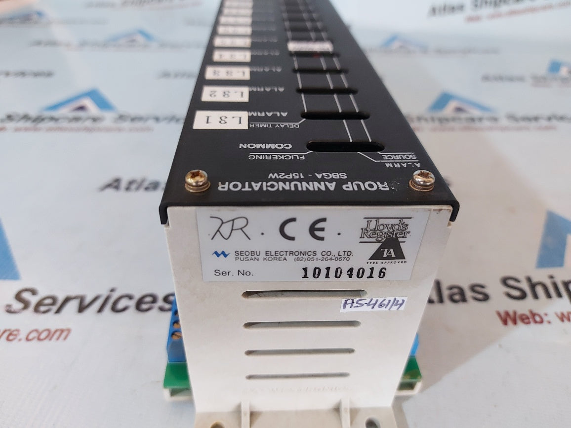 Westreonics SBGA-15R2W Group Annunciator