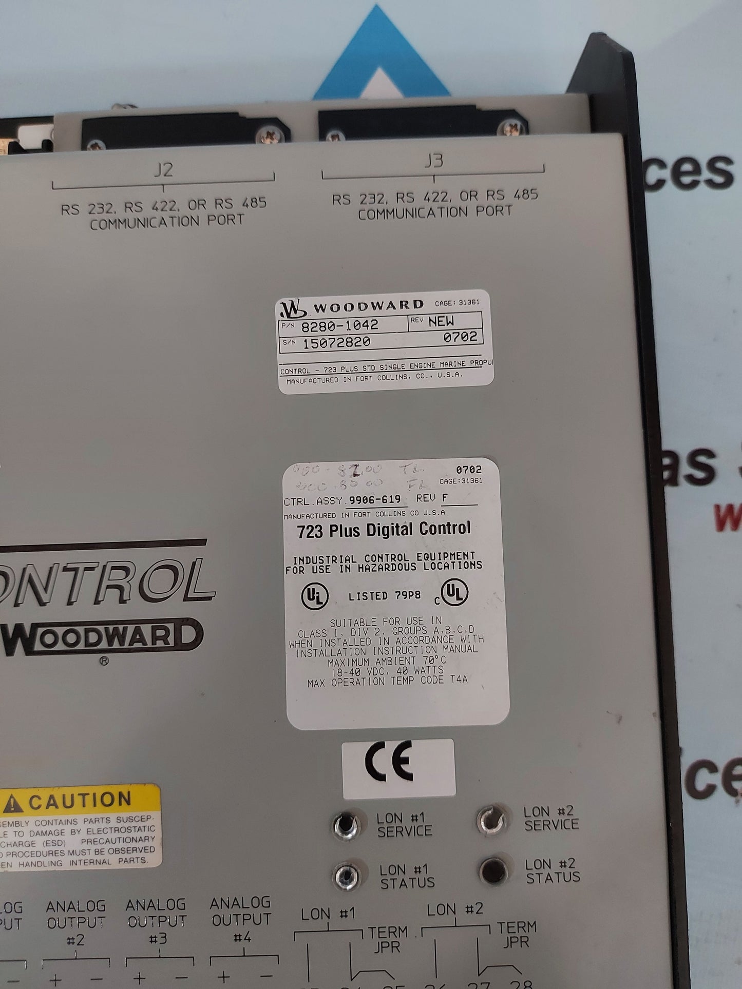 Woodward 8280-1042 723 Plus Digital Contol