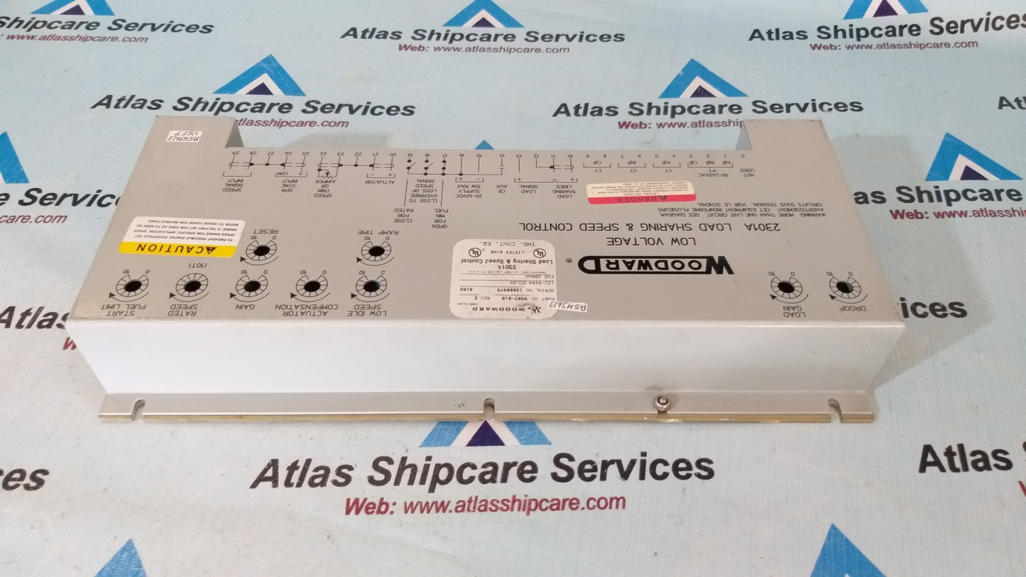 Woodward 9907-018 2301A Load Sharing & Speed Control Rev.E