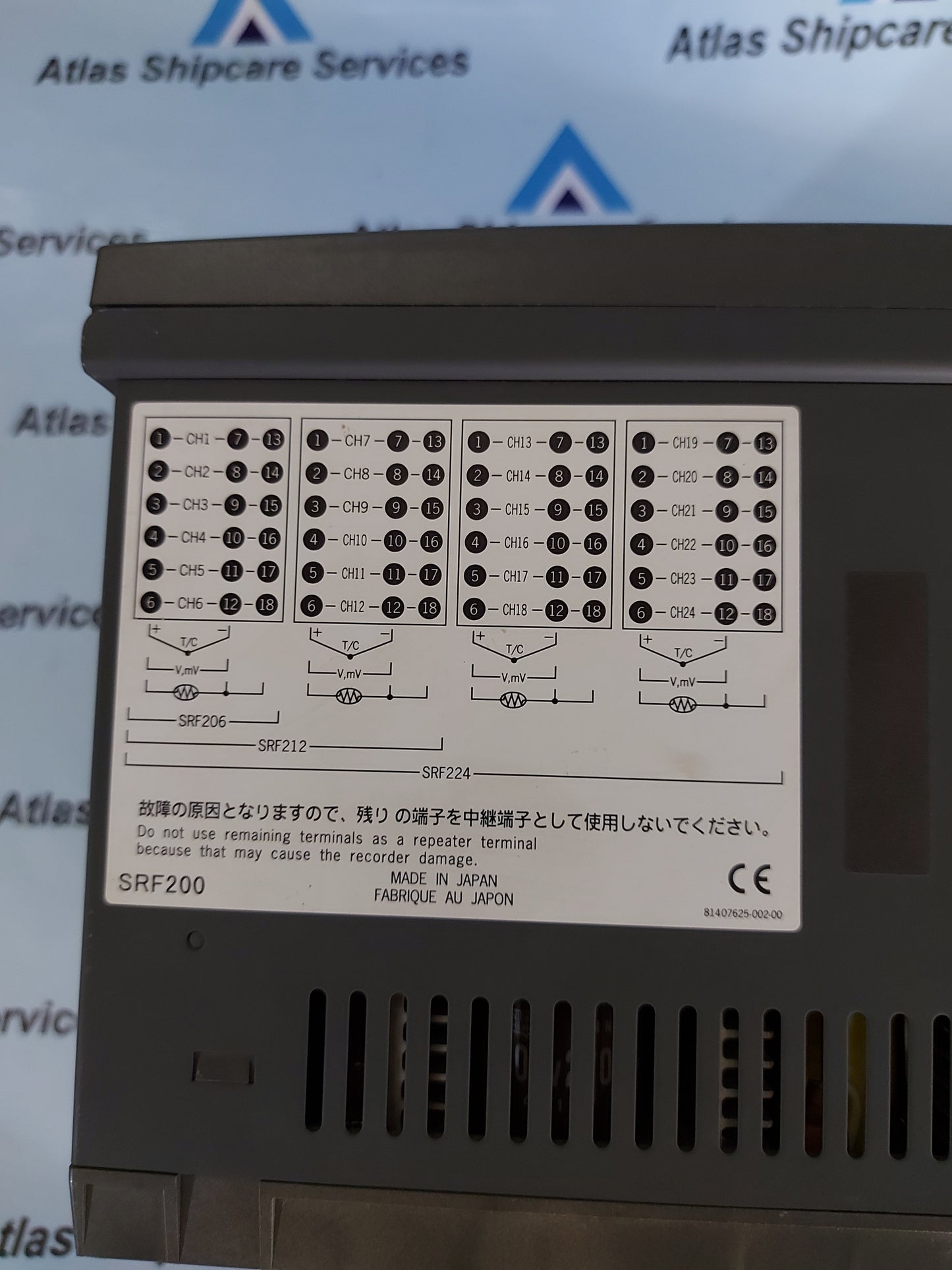 YAMATAKE SRF212AS001D0 CHART RECORDER