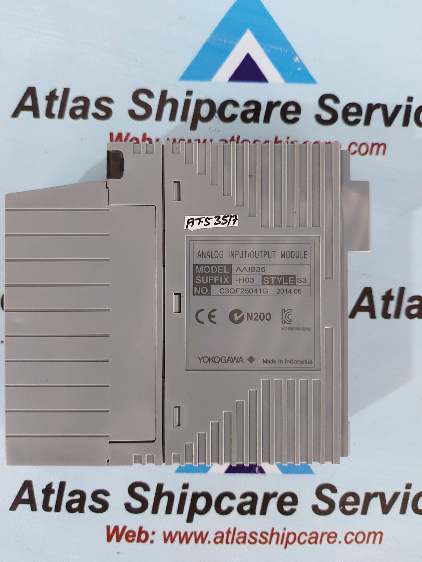 YOKOGAWA AAI835-H03 S3 ANALOG INPUT/OUTPUT MODULE