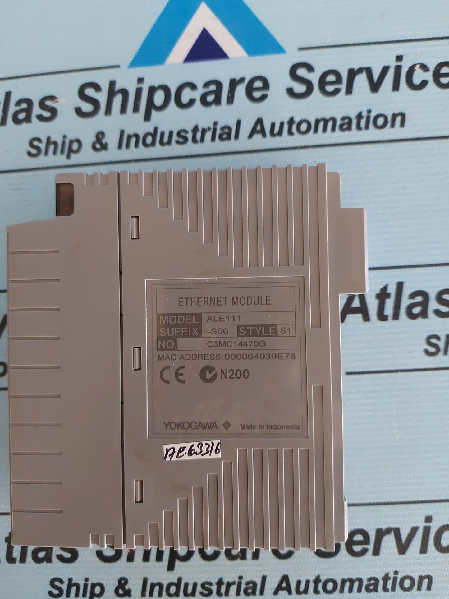 YOKOGAWA ALE111-S00 S1 ETHERNET MODULE
