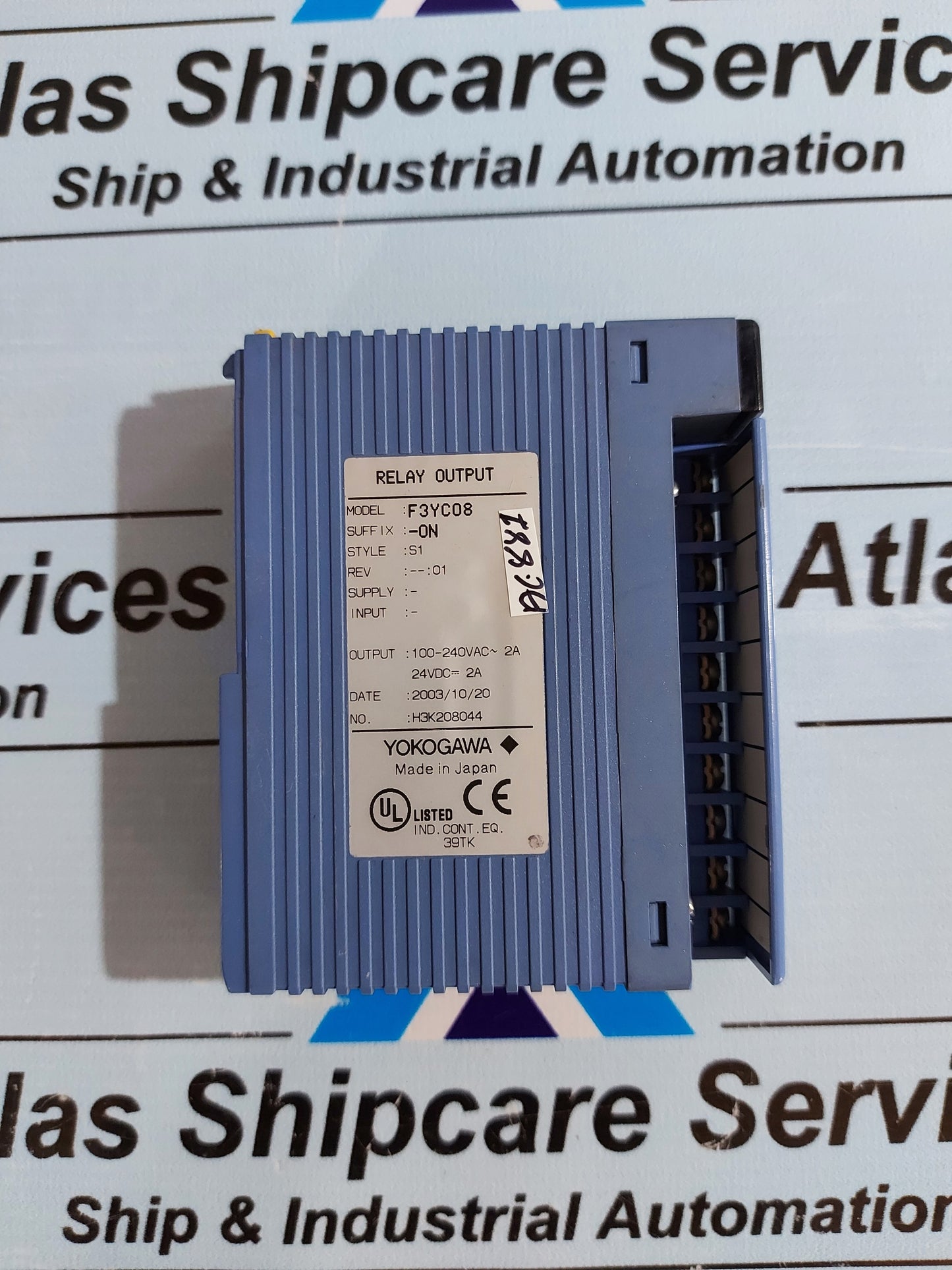 YOKOGAWA F3Y08-0N S1 RELAY OUTPUT MODULE