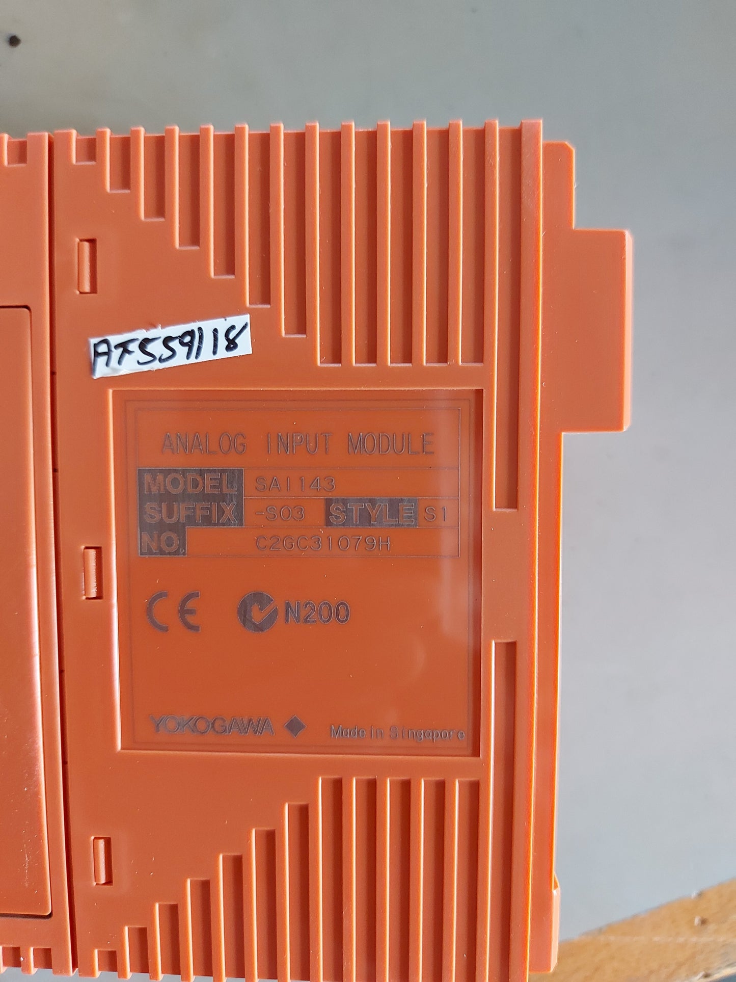 YOKOGAWA SAI143-S03 S1 ANALOG INPUT MODULE