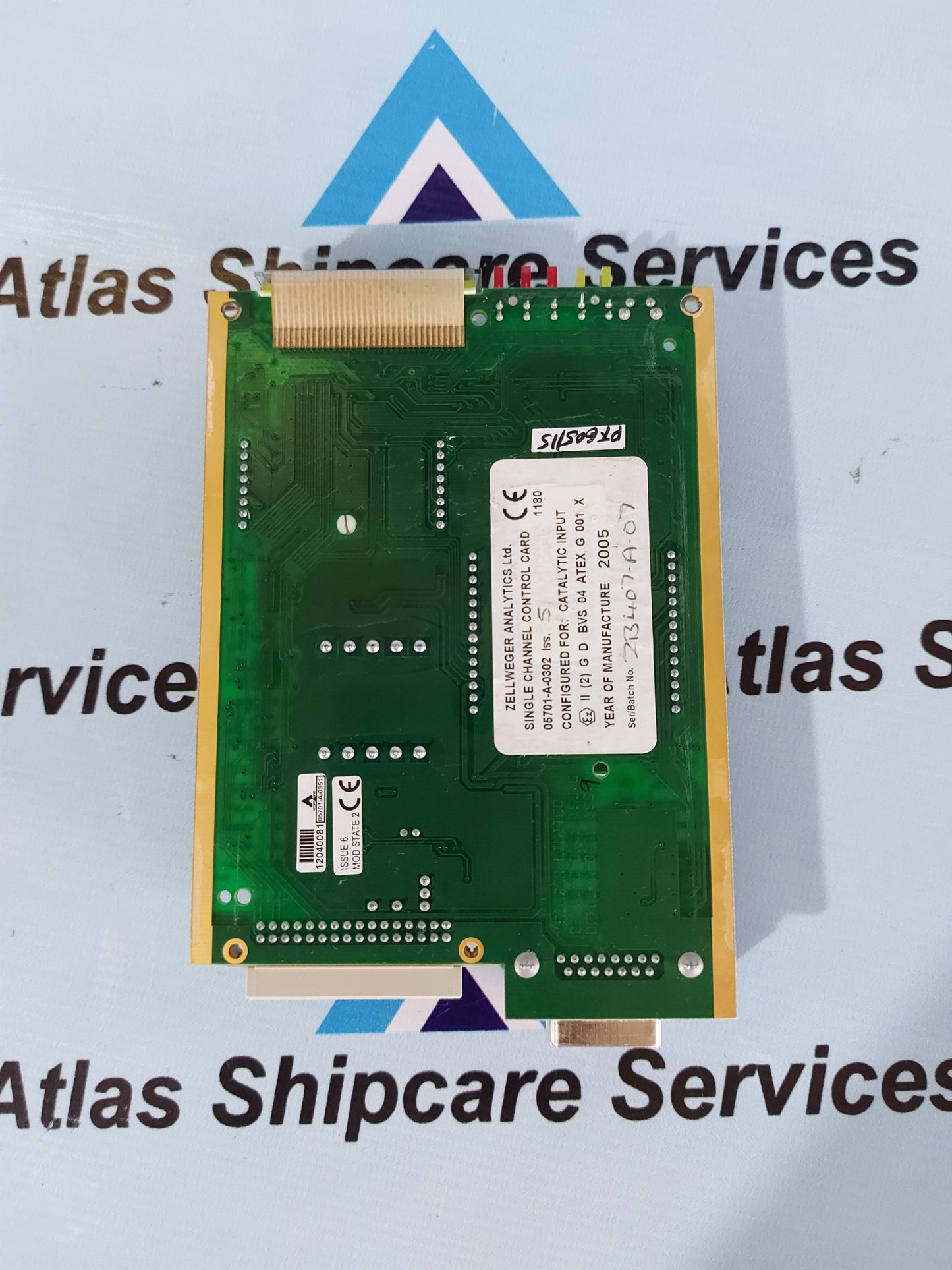 ZELLWEGER 05701-A-0302 ISS.5 SINGLE CHANNEL CONTROL CARD