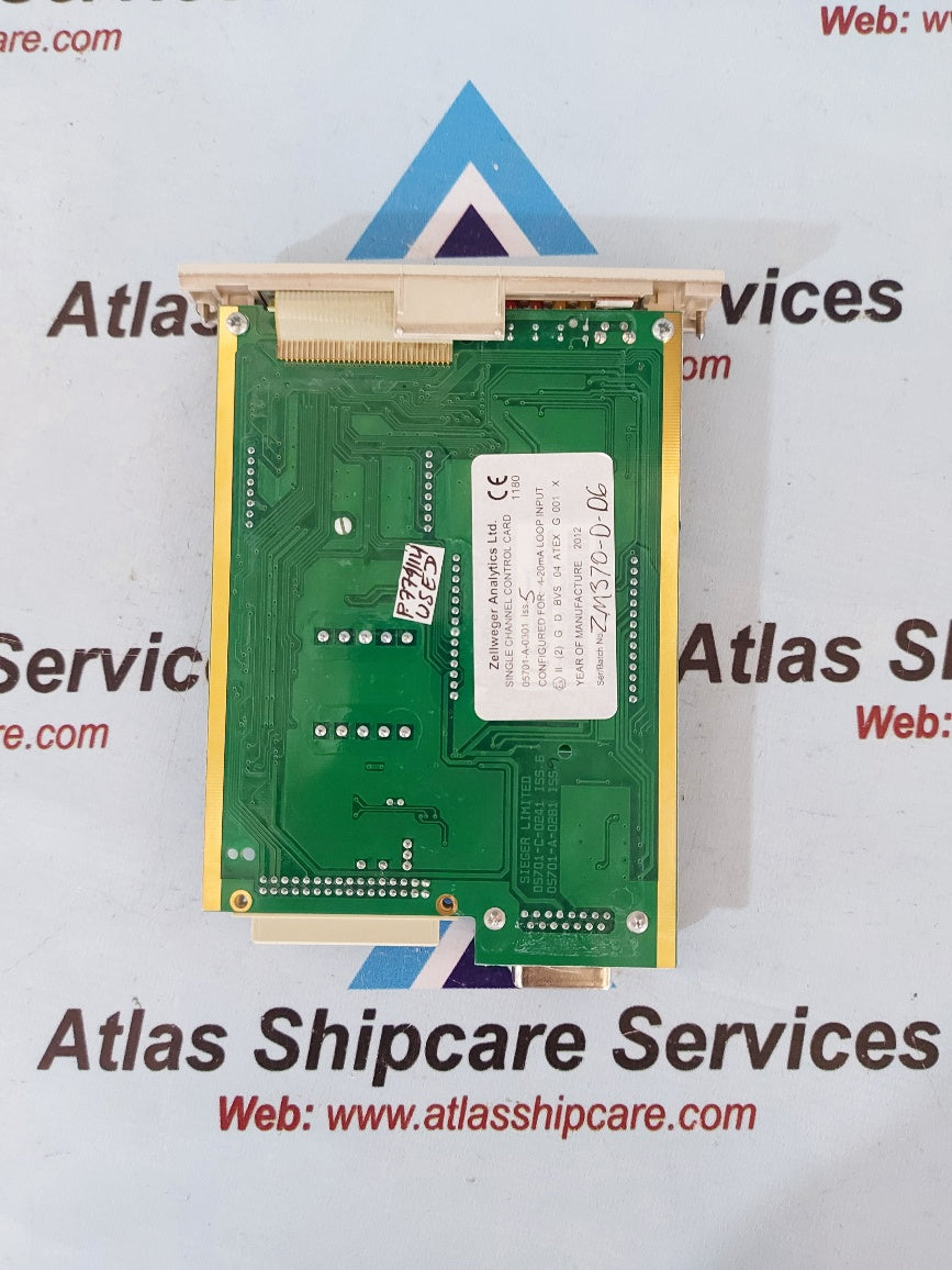 Zellweger 05701-A-0301 Iss.5 Single Channel Contol Card