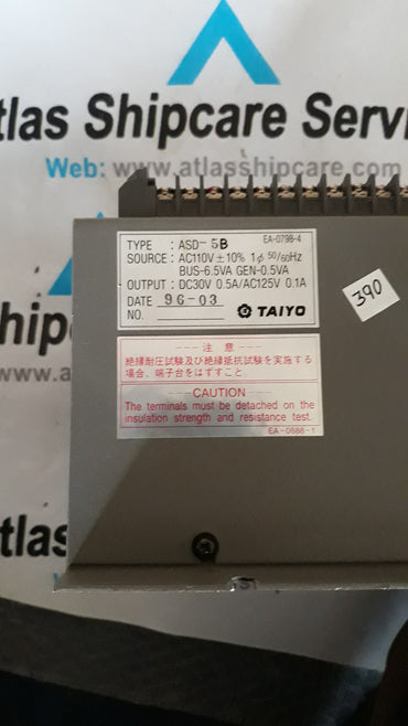 TAIYO AUTOMATIC SYNCHRONIZER ASD 5B