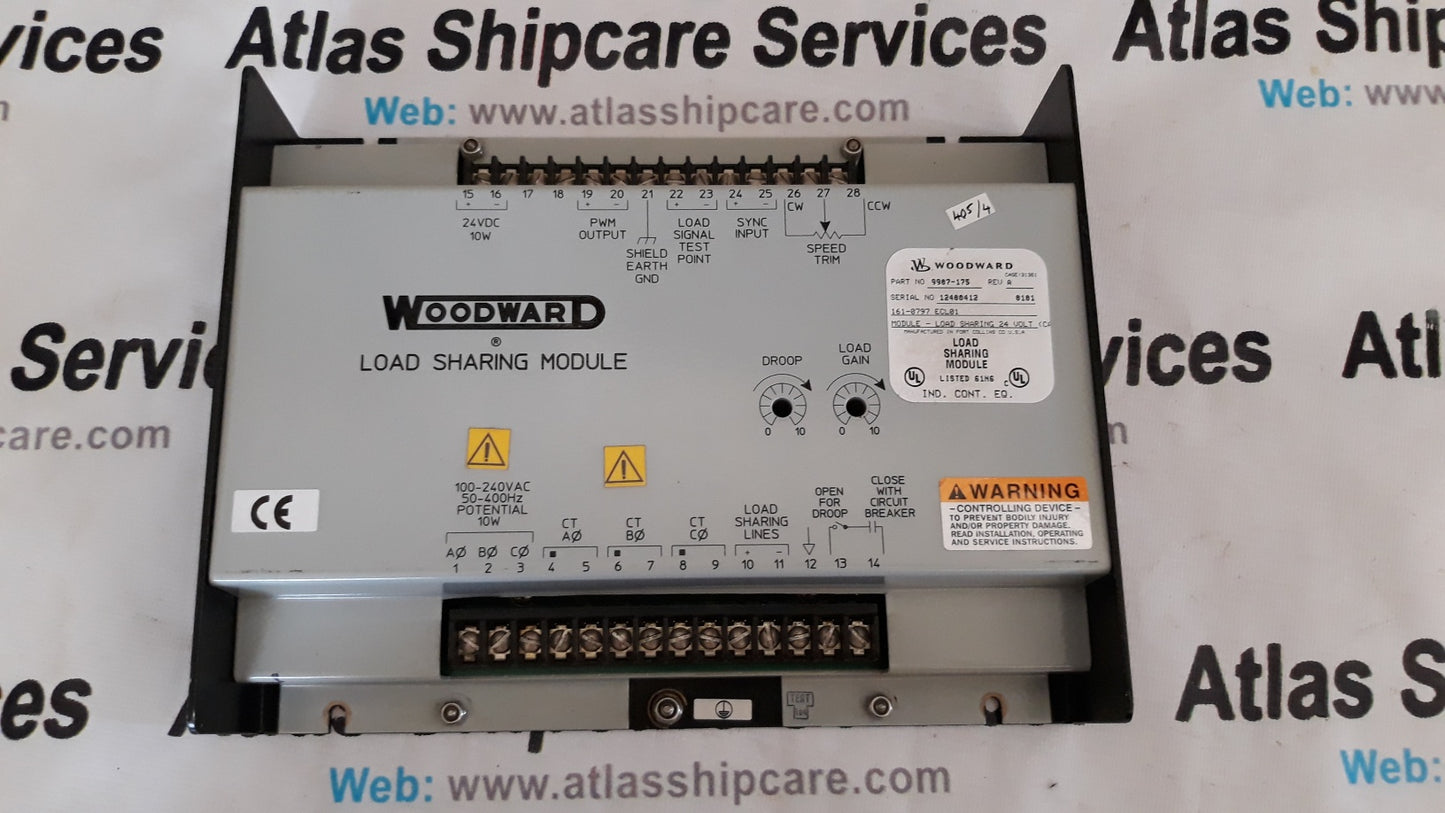 WOODWARD LOAD SHARING MODULE 9907-175 REV.A