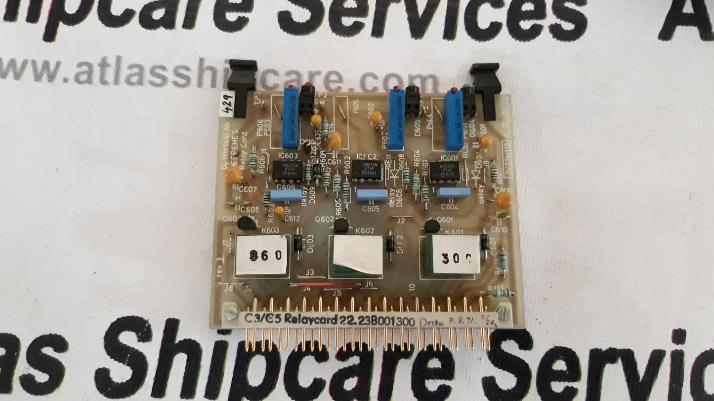 WARTSILA C3/C5 RELAYCARD 22.23B001300