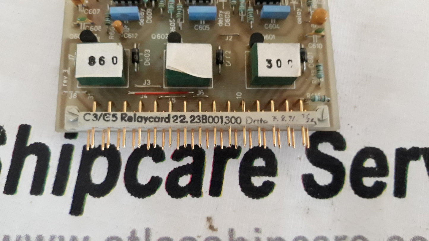 WARTSILA C3/C5 RELAYCARD 22.23B001300