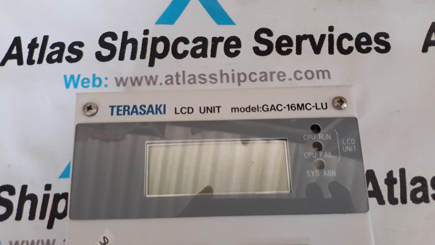 TERASAKI PMS SYSTEM GAC-16MC-LU