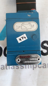 REXROTH DIRECTIONAL & PRESSURE VALVES 3410400000