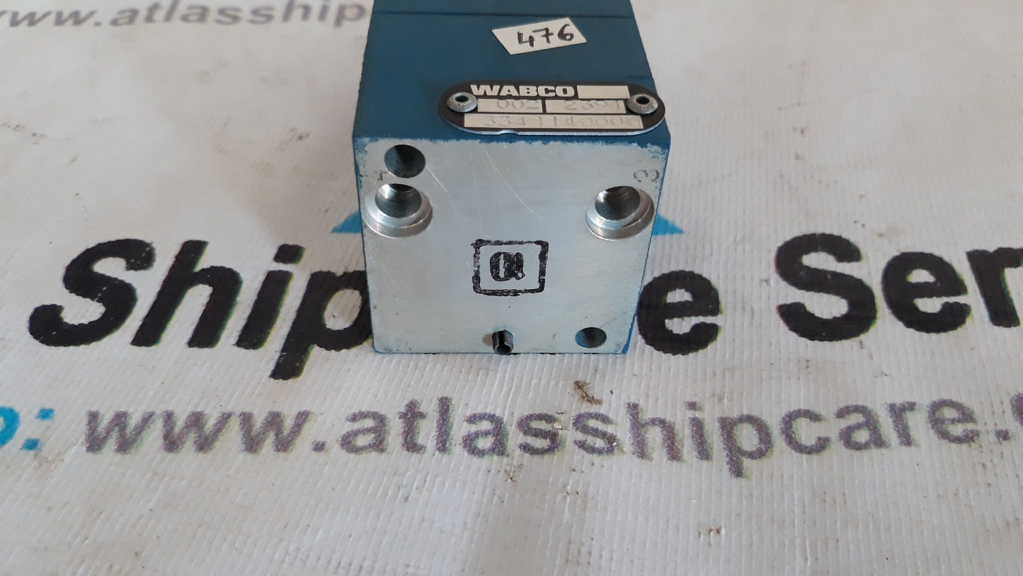 WABCO HYDRAULIC PNEUMATIC VALVES 3341140000