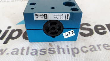 REXROTH PNEUMATIC HYDRAULICS VALVES 581-22