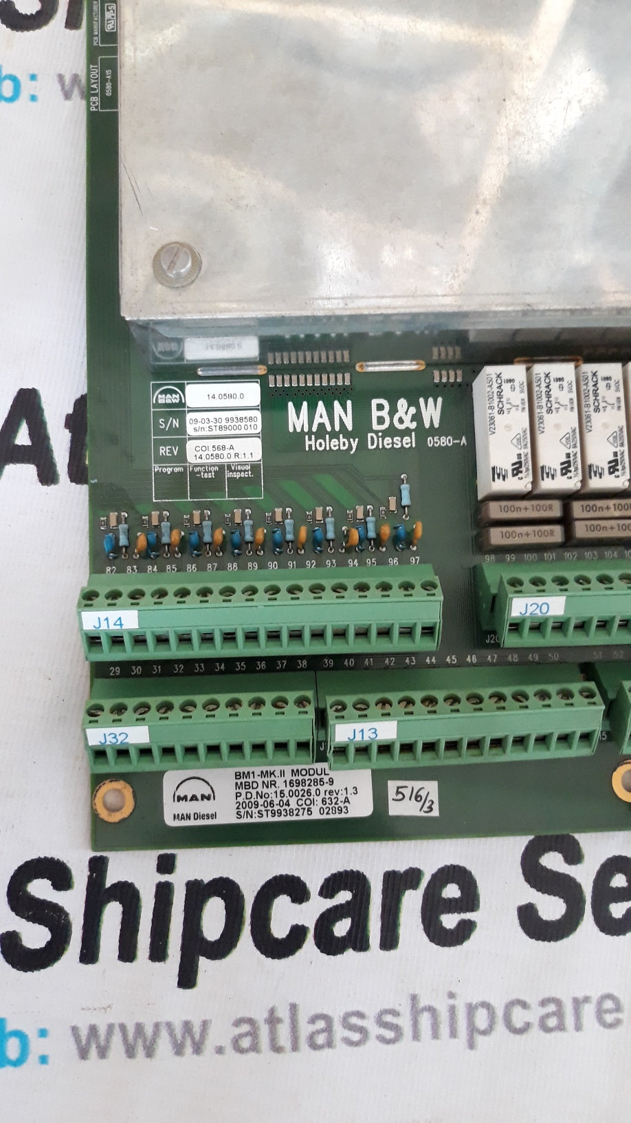 MAN B&W HOLEBY DIESEL BM1 MKII MODULE