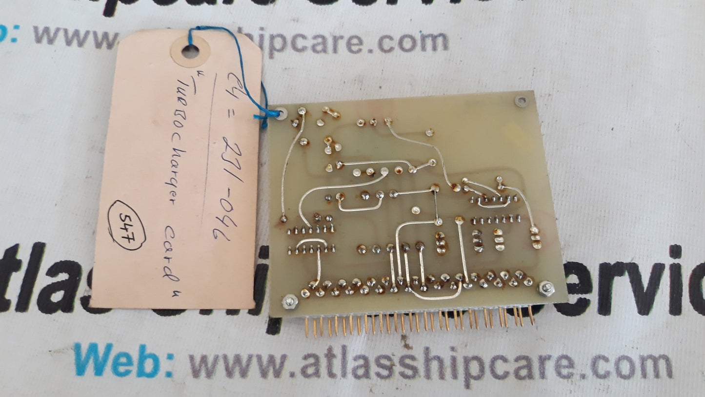 TURBOCHARGER PCB CARD C4 231 046