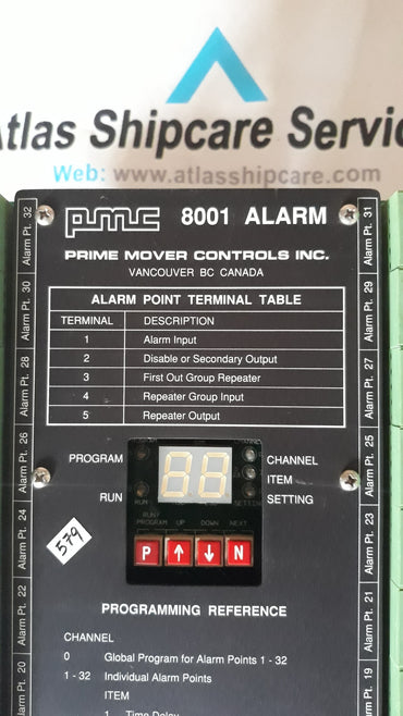 PMC 8001 ALARM ANNUCIATOR