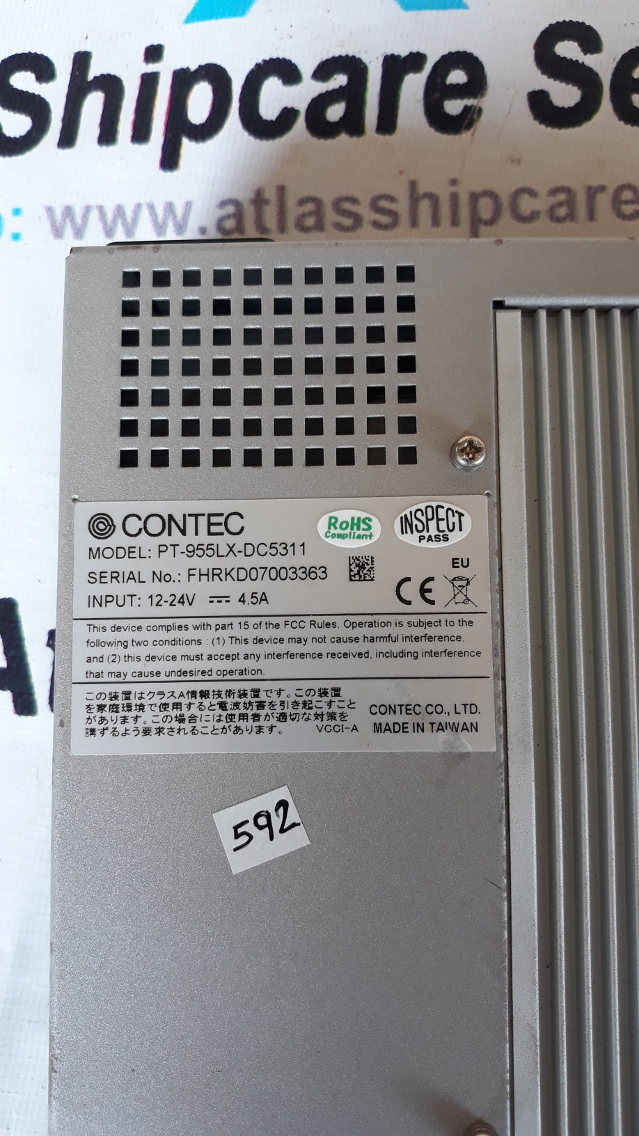 CONTEC PT-955LX-DC5311 HMI PANEL – Atlas Shipcare Services