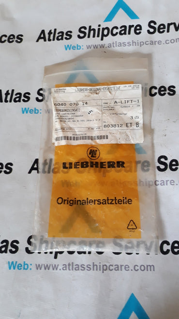 LIEBHERR FUSE CARTRIDGE 604007014