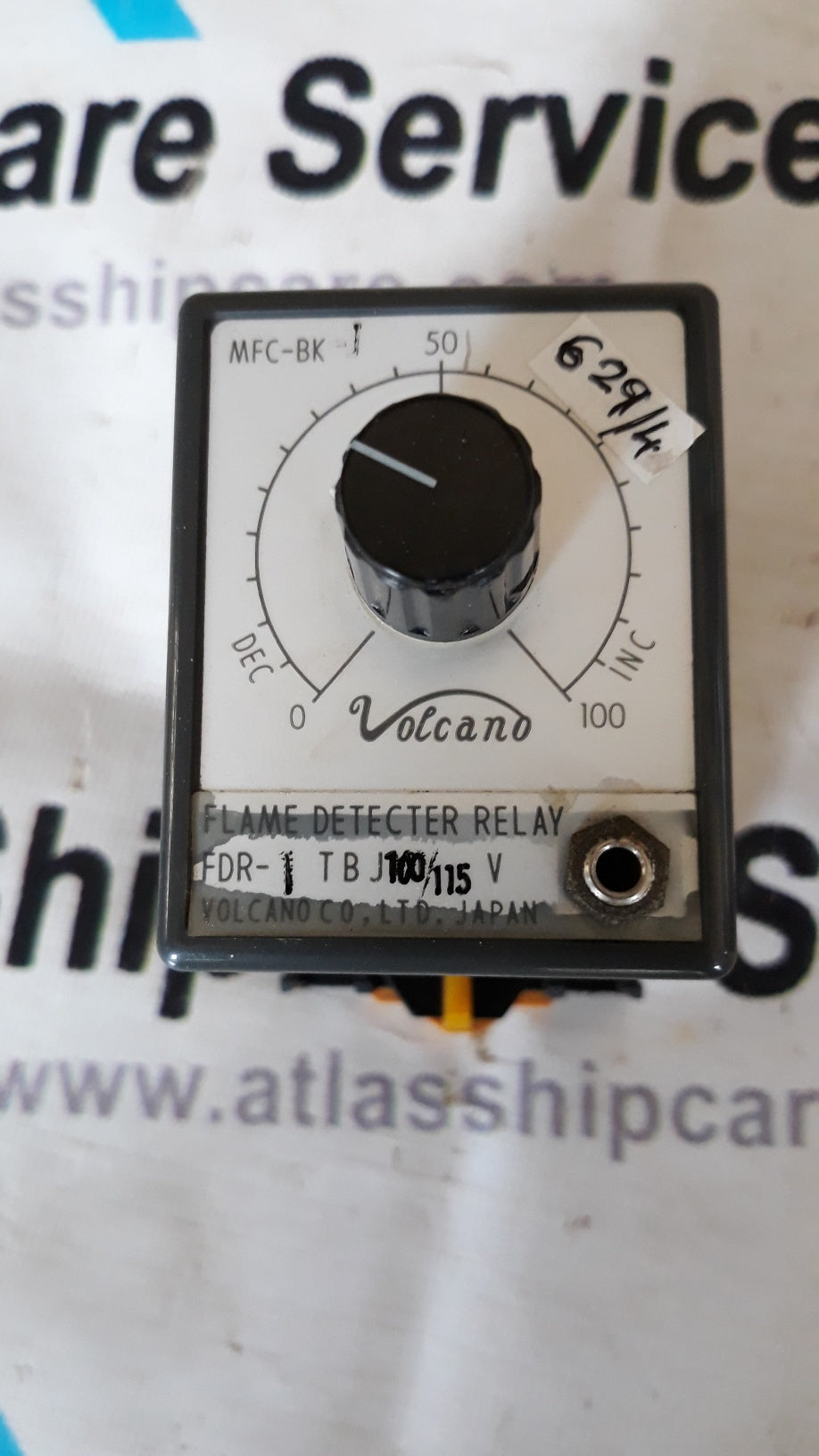 VOLCANO FALME DETECTER RELAY FDR-1 TBJ100/115V