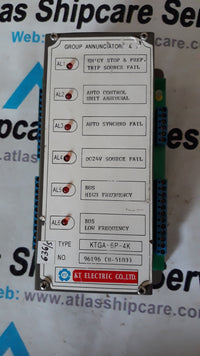 KT ELECTRIC GROUP ANNUNCIATOR KTGA-6P-4K