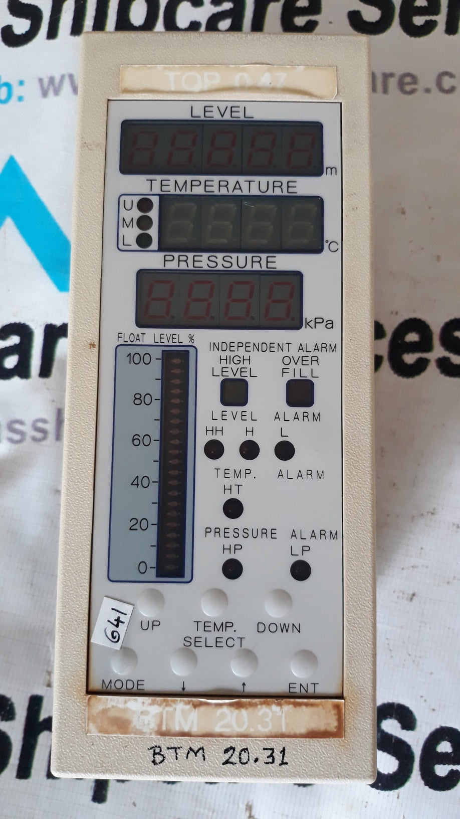 BTM 20.31 LEVEL,PRESSURE.TEMPERATURE METER