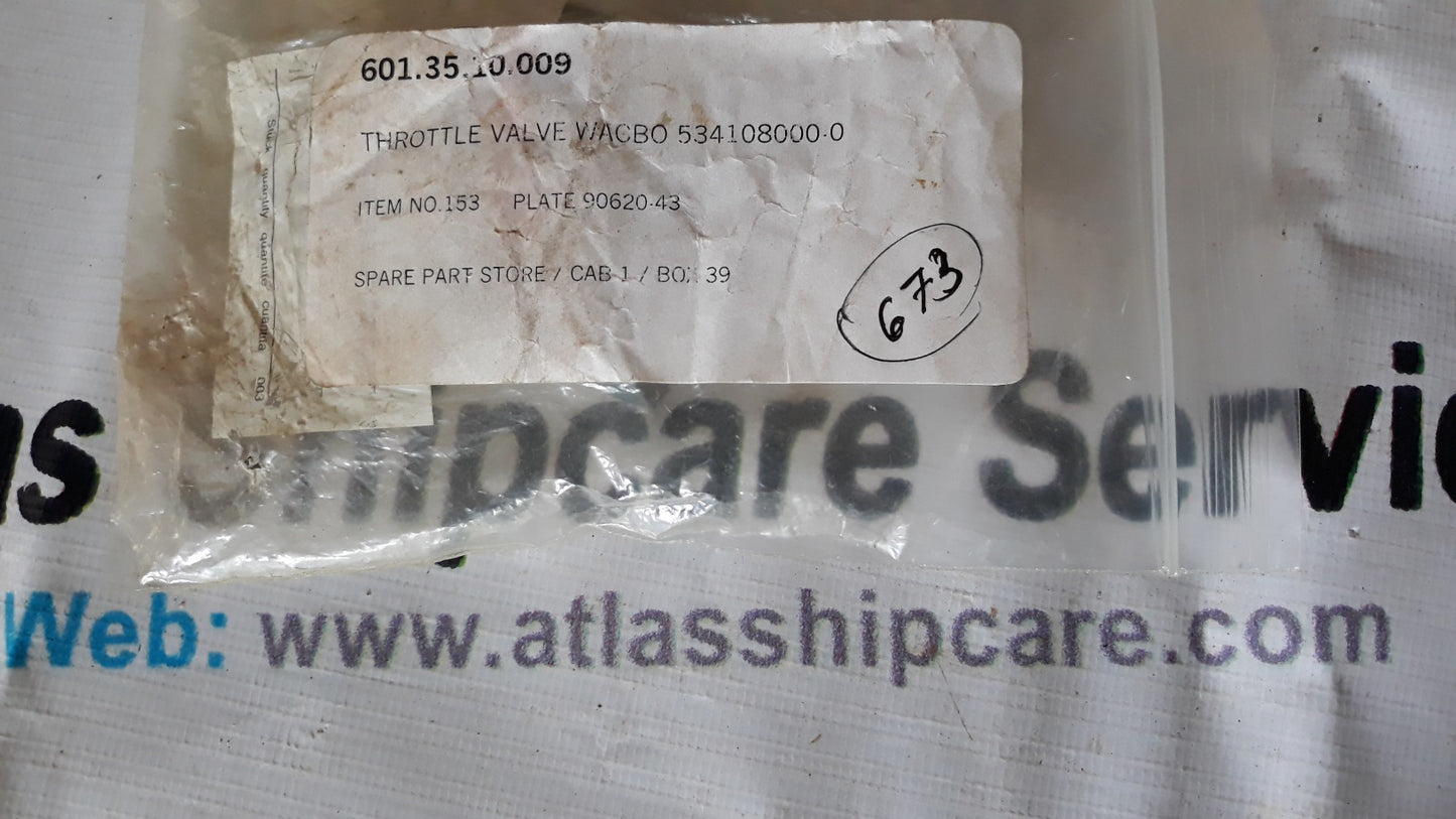 REXROTH PNUMATIK THROTTLE VALVE 5341080000