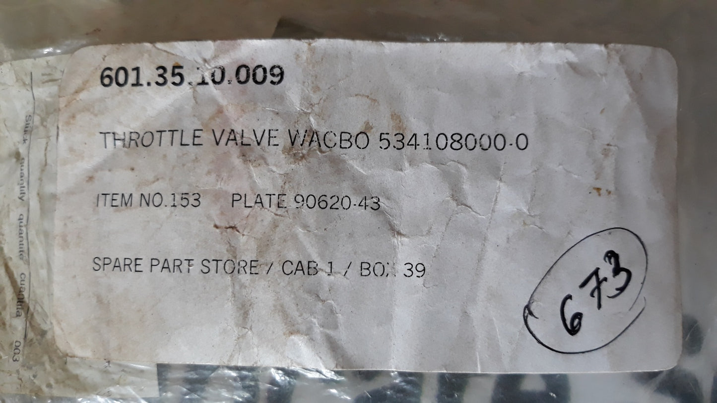 REXROTH PNUMATIK THROTTLE VALVE 5341080000