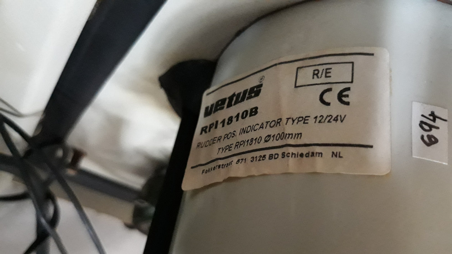 VETUS RUDDER INDICATOR RPI 1810B – Atlas Shipcare Services
