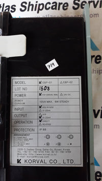 KORVAL E/P CONTROLLER E&P-01