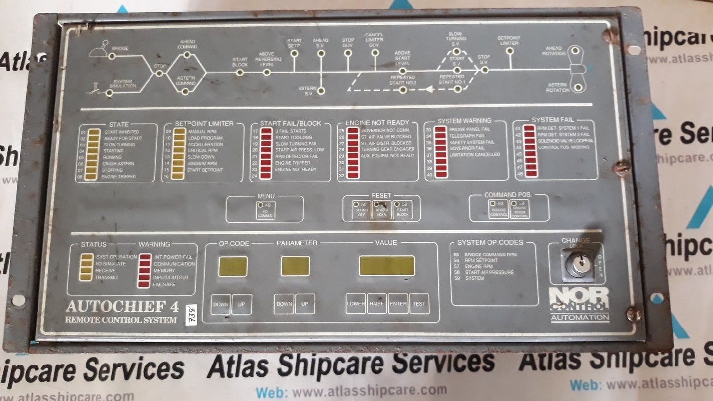 NORCONTROL AUTOMATION AUTOCHIEF 4 REMOTE CONTROL SYSTEM