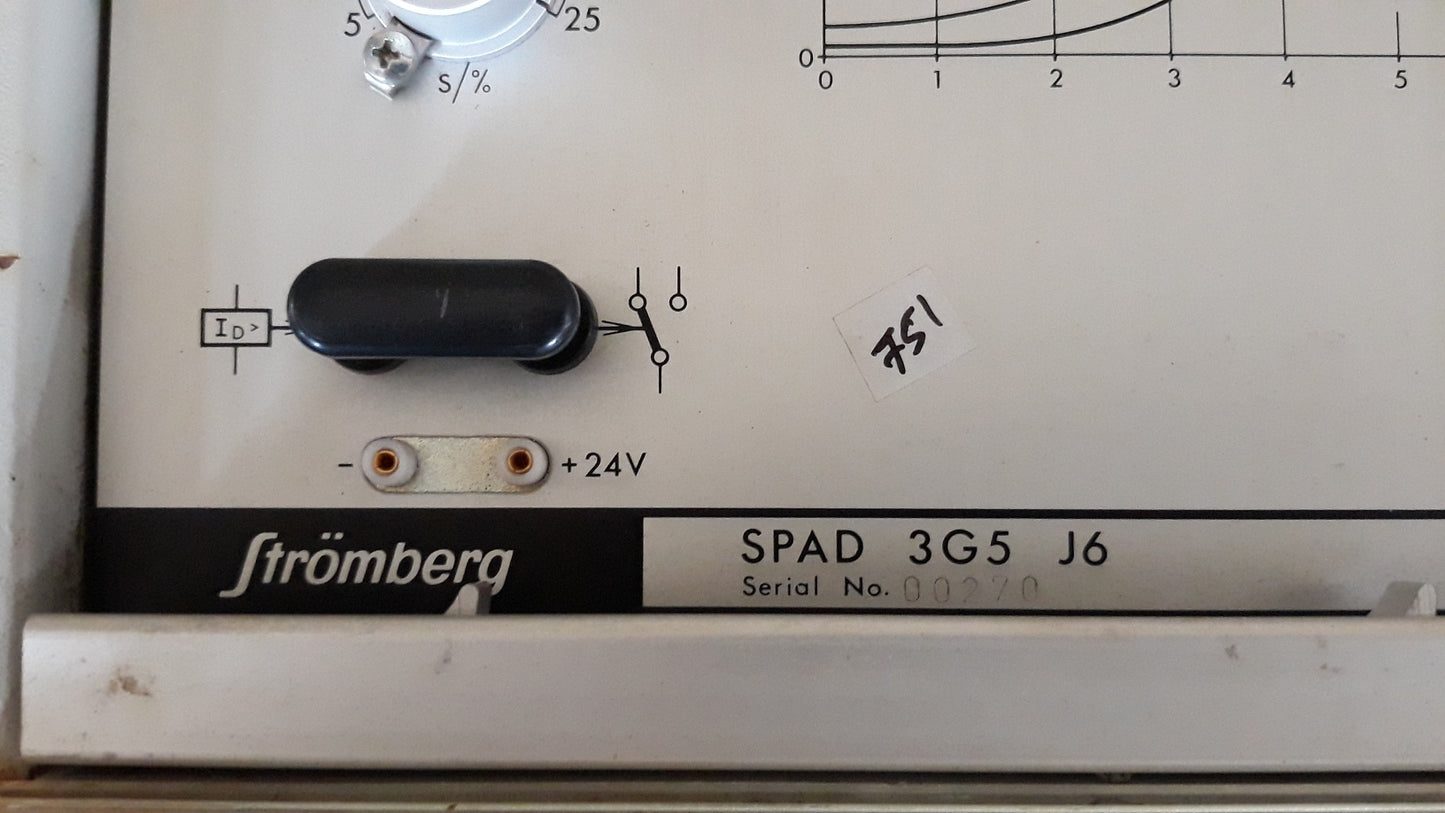 STROMBERG SPAD 3G5 J6 GENERATOR DIFFERENTIAL