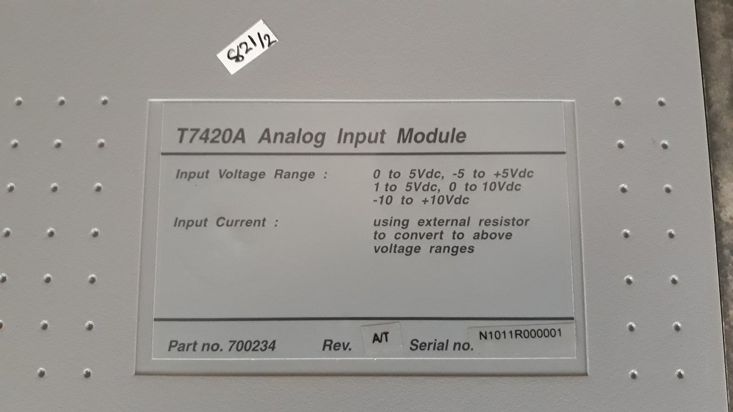 T7420A ANALOG INPUT MODULE